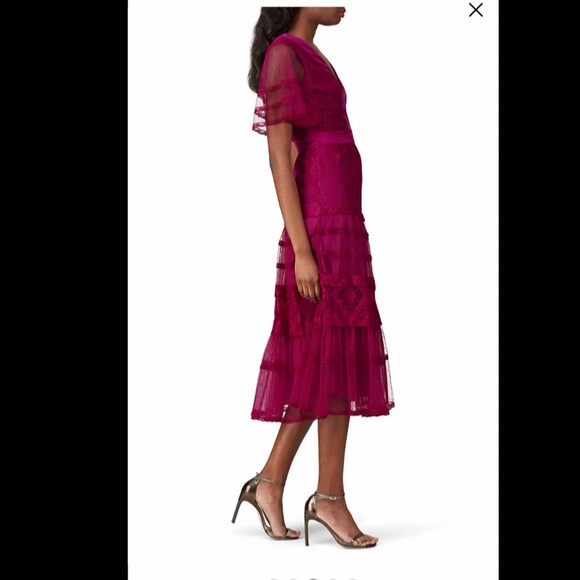 Selling by June 6: Temperley London Florence Short Sleeve Dress (US Size 2) - Picture 4 of 8